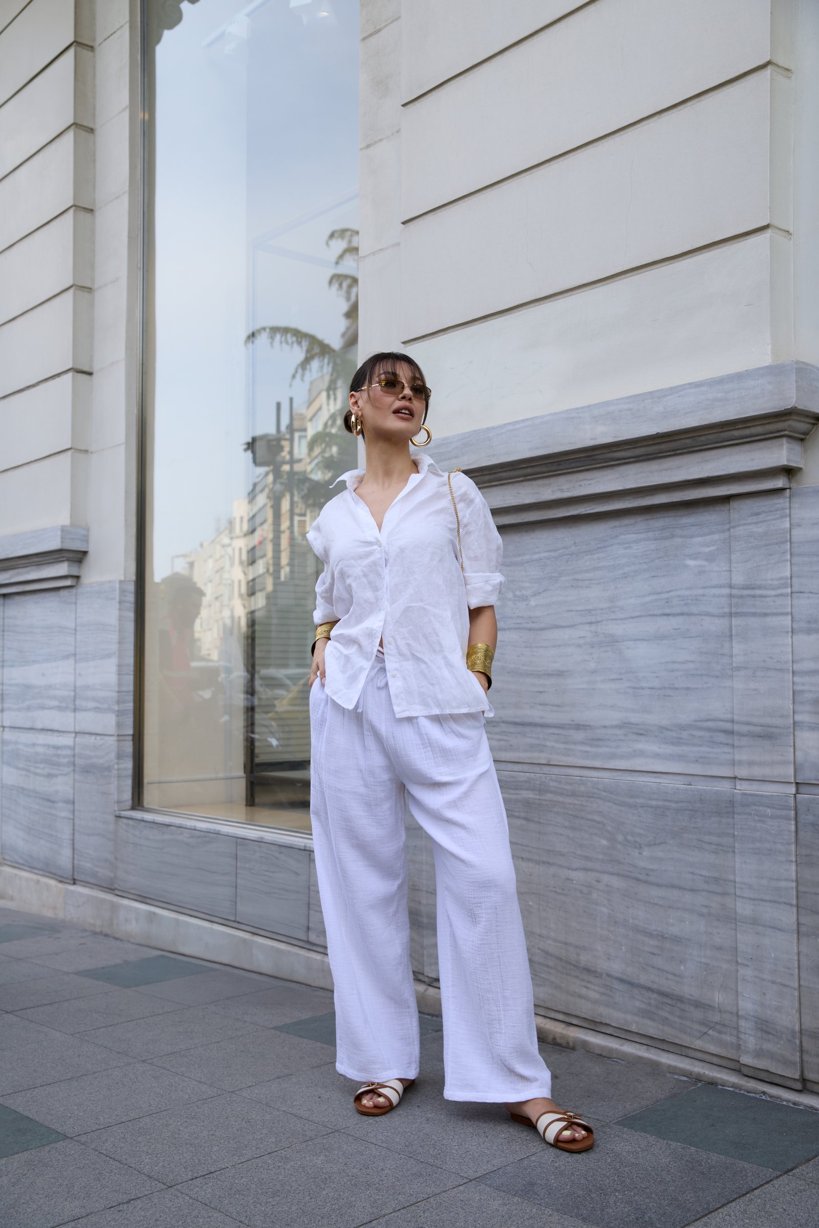 Breeze Pantolon - Beyaz