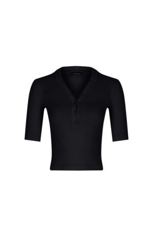 Soft Frame Top - Siyah