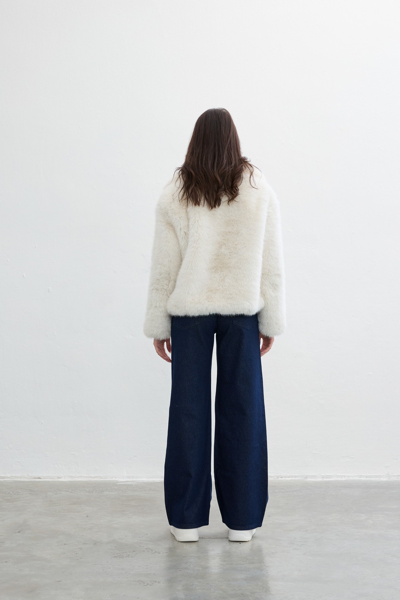 Lattice Shine Dark Jean - Lacivert