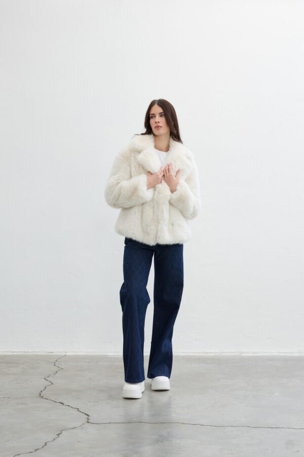 Lattice Shine Dark Jean - Lacivert