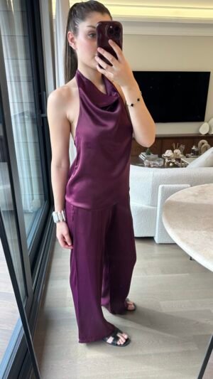 Mürdüm Saten Takım