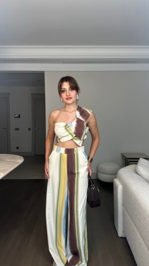 Crop Pantolon Takım