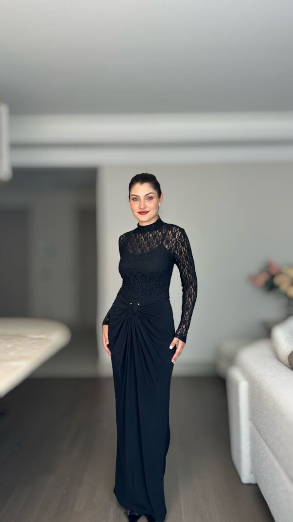Etek Body Bluz Takım - Siyah